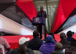 File image of Azimio leader Raila Odinga